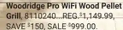 Ace Hardware Woodridge Pro WiFi Wood Pellet Grill offer