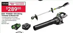 Ace Hardware EGO POWER + 56V String Trimmer & Blower Kit offer