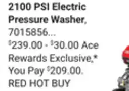 Ace Hardware Craftsman 2100 PSI Electric Pressure Washer offer