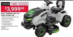 Ace Hardware EGO POWER + 56V 42 Lawn Tractor Kit offer