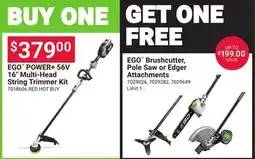 Ace Hardware EGO POWER + 56V 16 Multi-Head String Trimmer Kit offer