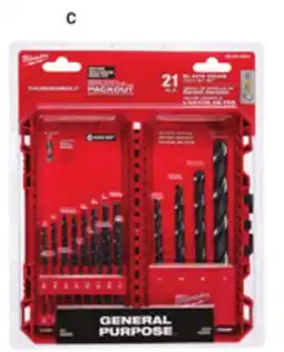 Ace Hardware Milwaukee 21 Pc. Thunderbolt Black Oxide Drill Bit Set offer