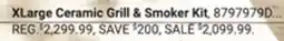Ace Hardware XLarge Ceramic Grill & Smoker Kit offer