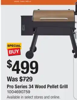 The Home Depot Traeger Woodridge Pro Pellet Grill offer