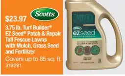 The Home Depot 3.75 lb. Turf Builder EZ Seed Patch & Repair Tall Lawns Mulch offer