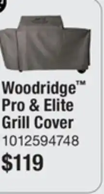 The Home Depot Traeger Woodridge Pro & Elite Grill Cover offer