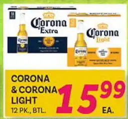 El Paso Grande CORONA & CORONA LIGHT offer