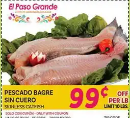 El Paso Grande PESCADO BAGRE SIN CUERO offer