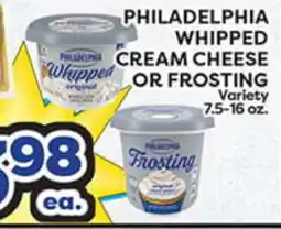 Torres Supermercado PHILADELPHIA WHIPPED CREAM CHEESE OR FROSTING offer
