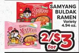 Torres Supermercado SAMYANG BULDAK RAMEN offer