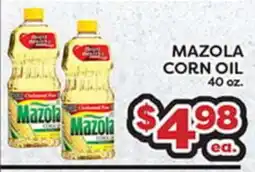 Torres Supermercado MAZOLA CORN OIL offer