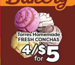 Torres Supermercado Torres Homemade FRESH CONCHAS offer