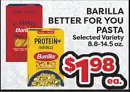 Torres Supermercado BARILLA BETTER FOR YOU PASTA offer