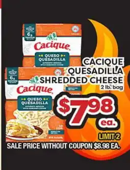 Torres Supermercado CACIQUE QUESADILLA SHREDDED CHEESE offer