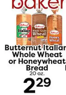 Rich's Fresh Market Butternut Italian Whole Wheat or Honeywheat Bread offer