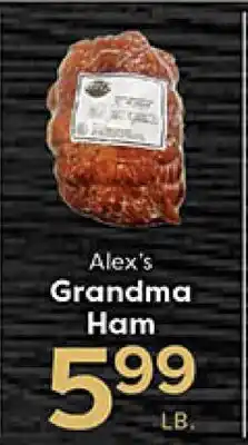 Rich's Fresh Market Alex's Grandma Ham offer