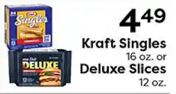 Rich's Fresh Market Kraft Singles 16 oz. or Deluxe Slices 12 oz offer
