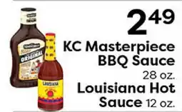 Rich's Fresh Market KC Masterpiece BBQ Sauce 28 oz. Louisiana Hot Sauce 12 oz offer