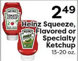 Rich's Fresh Market Heinz Squeeze, Flavored or Specialty Ketchup offer