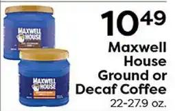 Rich's Fresh Market Maxwell House Ground or Decaf Coffee offer