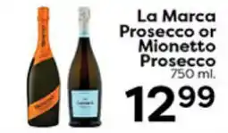 Rich's Fresh Market La Marca Prosecco or Mionetto Prosecco offer