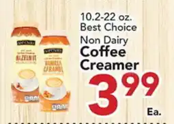 Eurofresh Market 10.2-22 oz. Best Choice Non Dairy Coffee Creamer offer