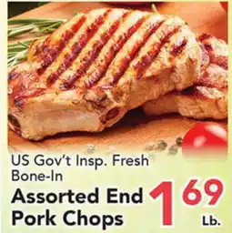 Eurofresh Market US Gov't Insp. Fresh Bone-In Assorted End Pork Chops offer