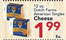Eurofresh Market 12 oz. Dutch Farms American Singles Cheese offer