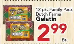 Eurofresh Market 12 pk. Family Pack Dutch Farms Gelatin offer