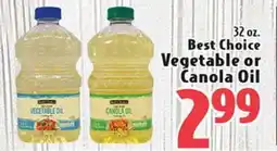 Eurofresh Market Best Choice Vegetable or Canola Oil offer