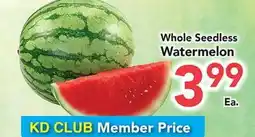 Eurofresh Market Whole Seedless Watermelon offer