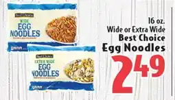 Eurofresh Market 16 oz. Wide or Extra Wide Best Choice Egg Noodles offer