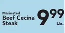 Eurofresh Market Marinated Beef Cecina Steak offer