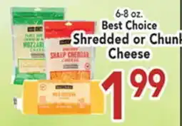 Eurofresh Market Best Choice Shredded or Chunk Cheese offer