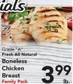 Eurofresh Market Grade A Fresh All Natural Boneless Chicken Breast offer