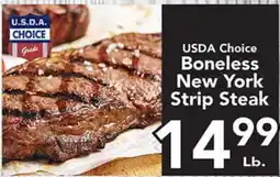 Eurofresh Market USDA Choice Boneless New York Strip Steak offer