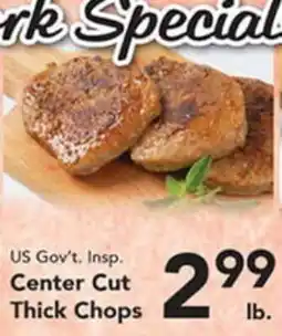 Eurofresh Market US Gov't. Insp. Center Cut Thick Chops offer