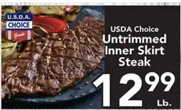 Eurofresh Market USDA Choice Untrimmed Inner Skirt Steak offer