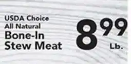 Eurofresh Market USDA Choice All Natural Bone-In Stew Meat offer