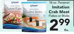 Eurofresh Market 16 oz. Panamei Imitation Crab Meat Flakes or Sticks offer