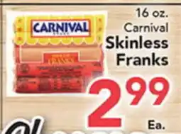Eurofresh Market 16 oz. Carnival Skinless Franks offer