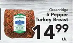 Eurofresh Market Greenridge 5 Pepper Turkey Breast offer