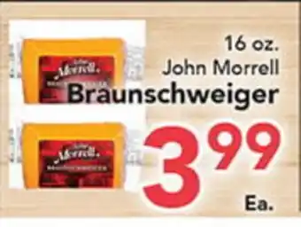 Eurofresh Market John Morrell Braunschweiger offer