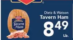 Eurofresh Market Dietz & Watson Tavern Ham offer