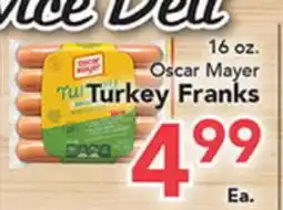 Eurofresh Market Oscar Mayer Turkey Franks offer
