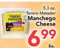 Eurofresh Market 5.3 oz. Torero Matador Manchego Cheese offer