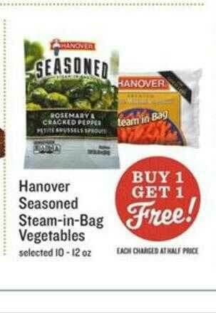 Lowes Foods Hanover Seasoned Steam In Bag Vegetables offer