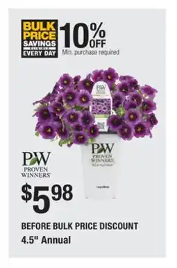 The Home Depot Proven Winners 4.5 Annual offer