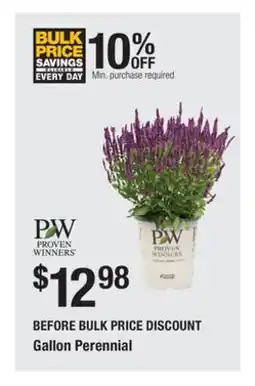 The Home Depot Gallon Perennial offer