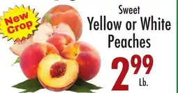 Garden Fresh Market Sweet Yellow or White Peaches offer